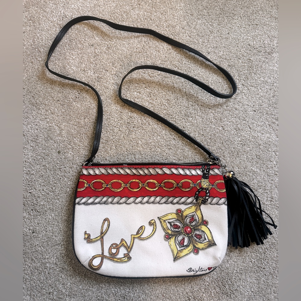 NWOT Brighton Glitter & Go Crossbody Purse